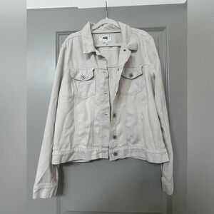 PAIGE Light Beige Jean Jacket